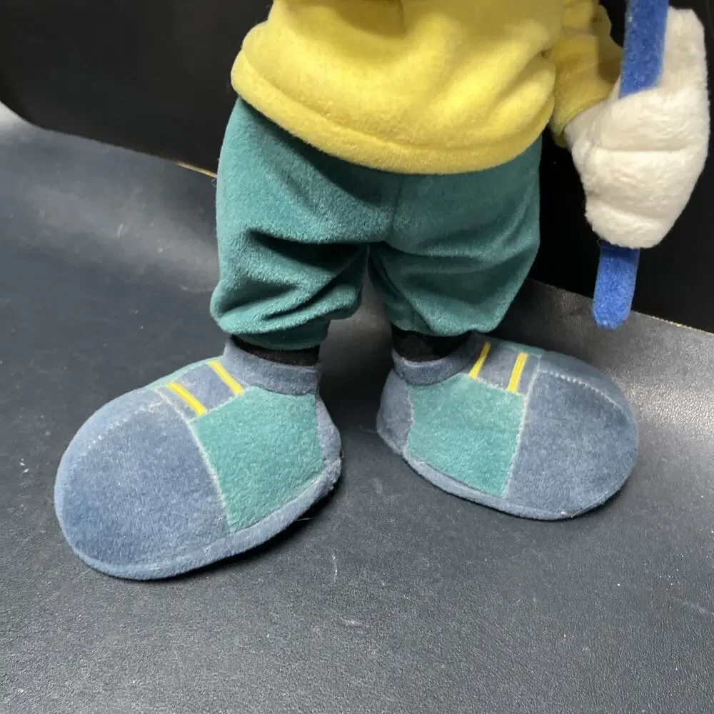 Vintage Mickey Mouse 14” Golfer Plush 1990s Retro Disney Collectible